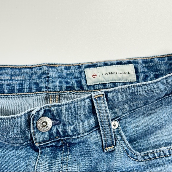 AG Adriano Goldschmied Anthropologie Distressed Jeans Women 28R - Picture 4 of 12
